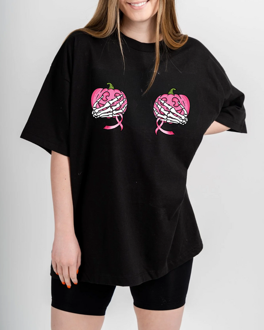 Save the Pumpkins Breast Cancer Awareness T-Shirt