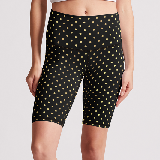 Gold Polka Dots Shorts