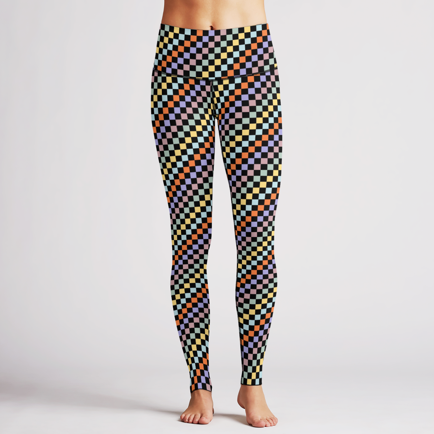 Halloween Checkers Leggings