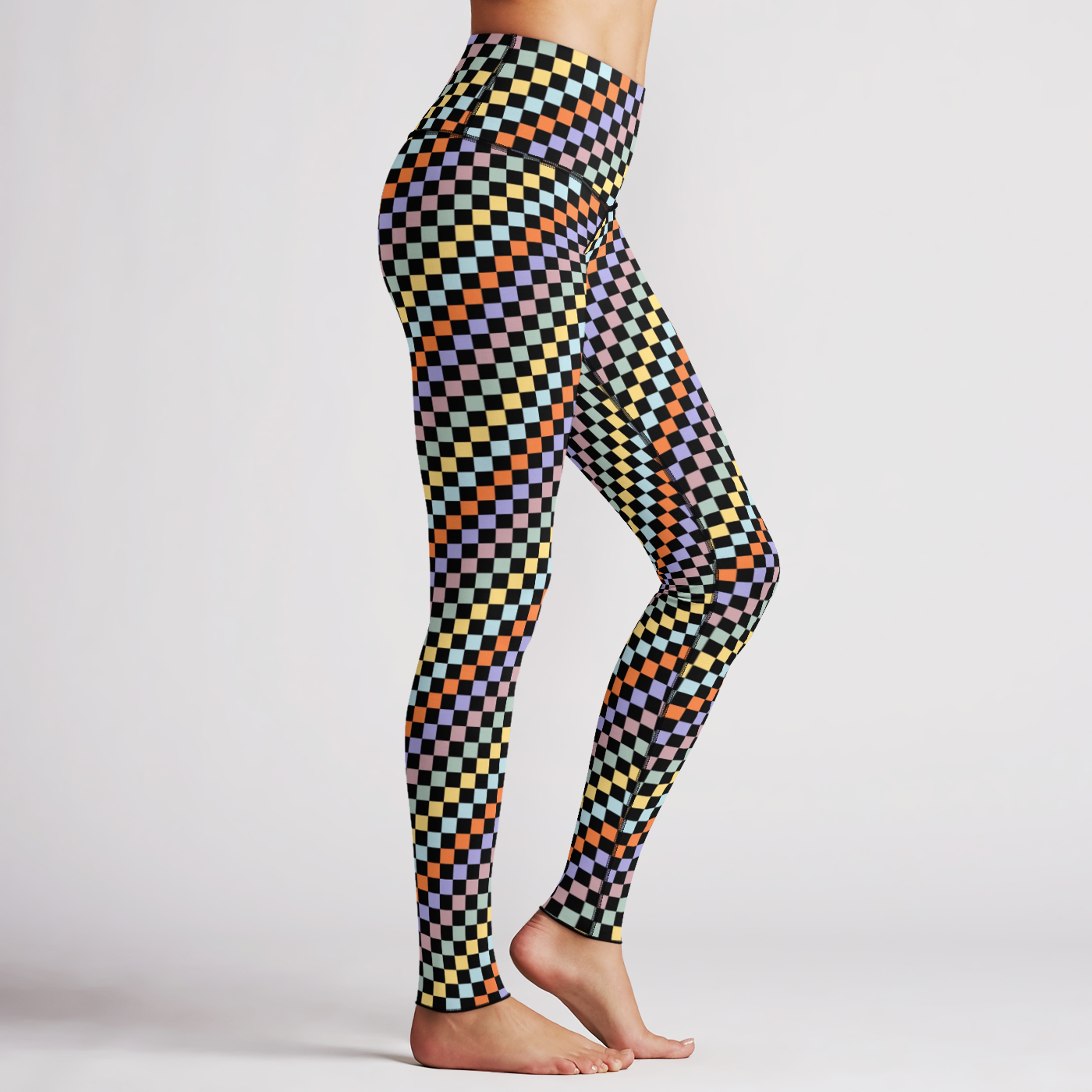 Halloween Checkers Leggings