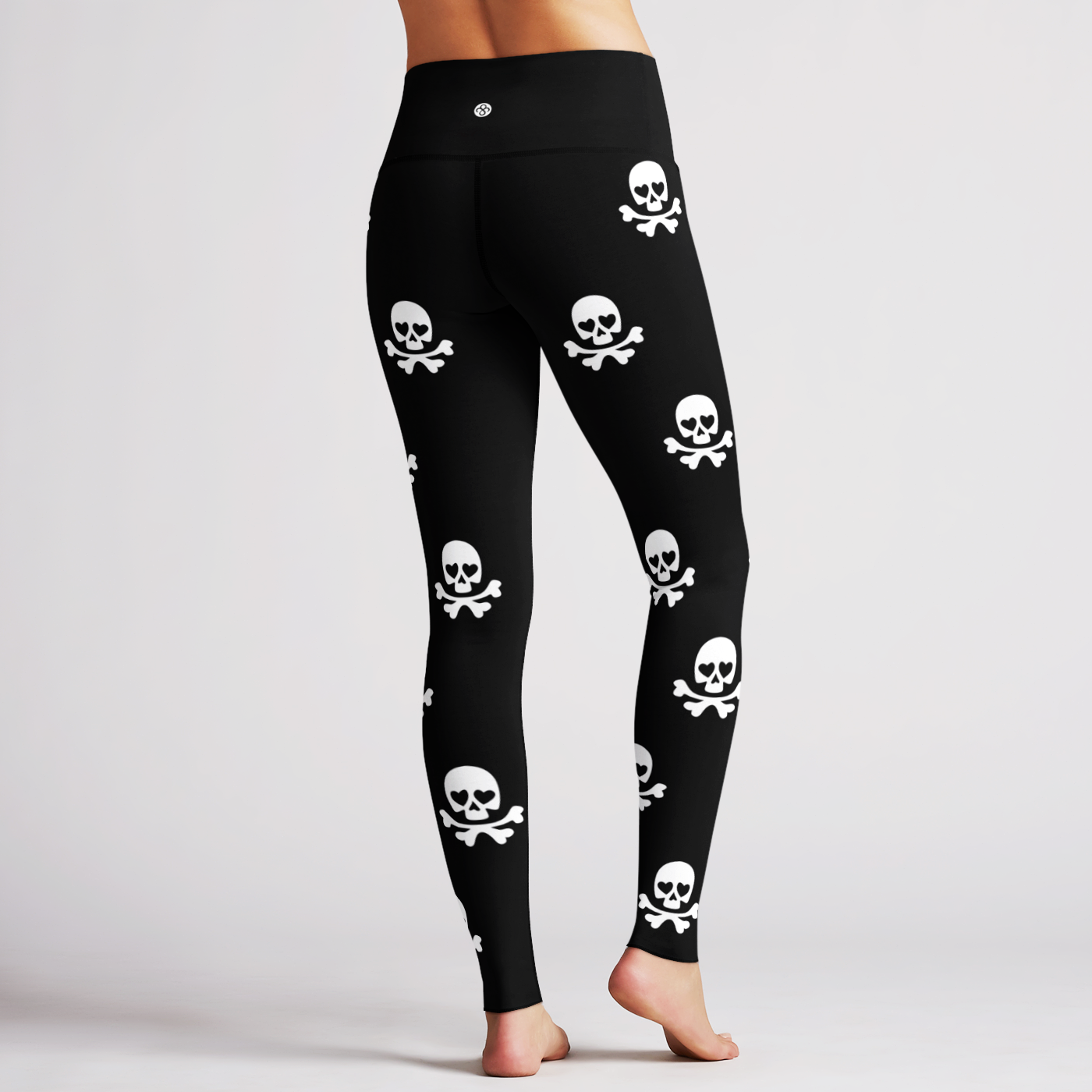 Heart Eyes Crossbones Legging