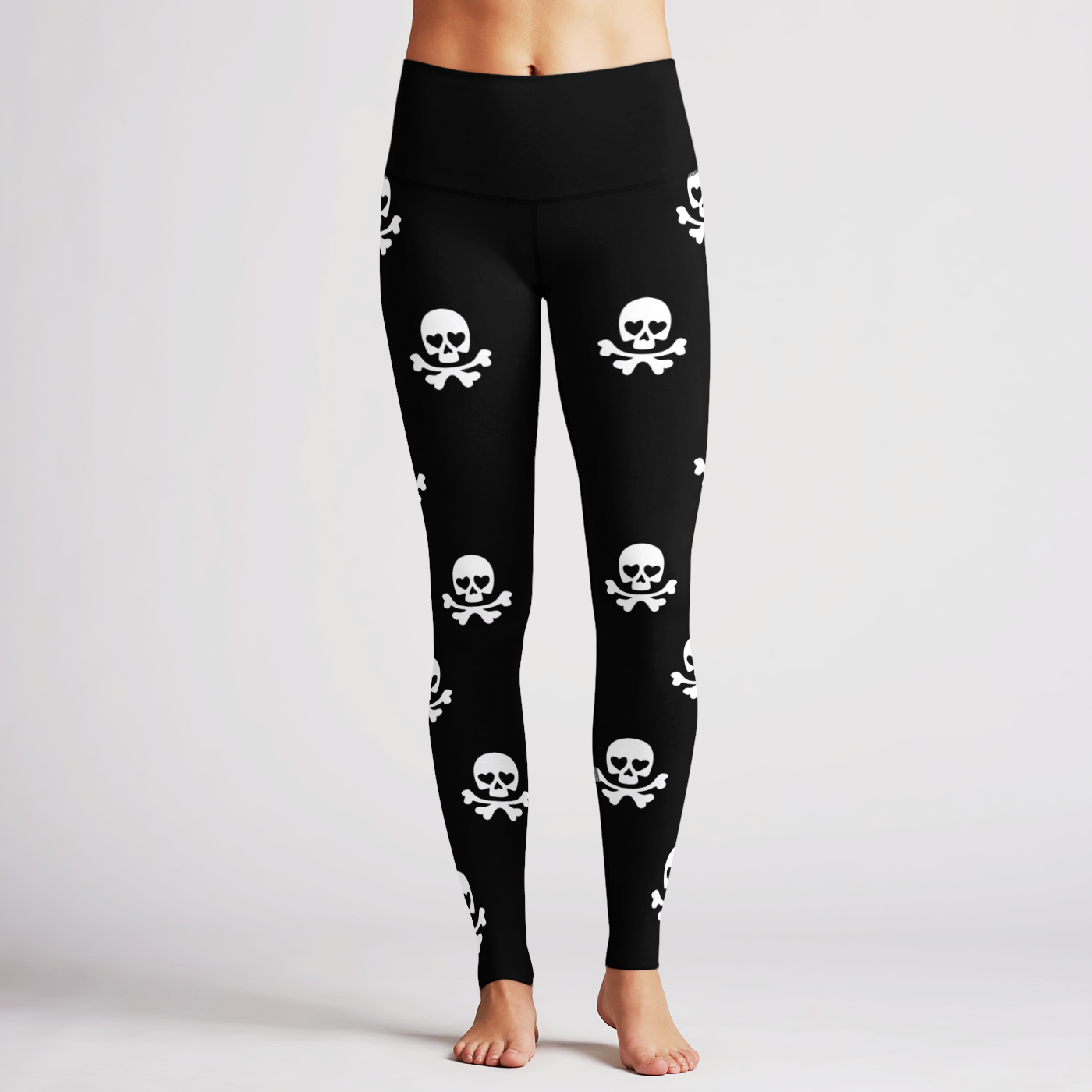 Heart Eyes Crossbones Legging