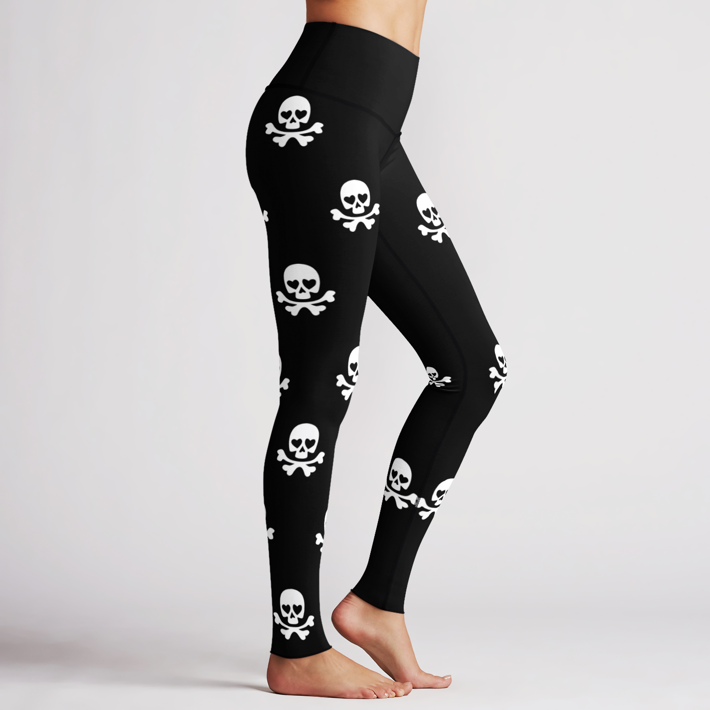 Heart Eyes Crossbones Legging