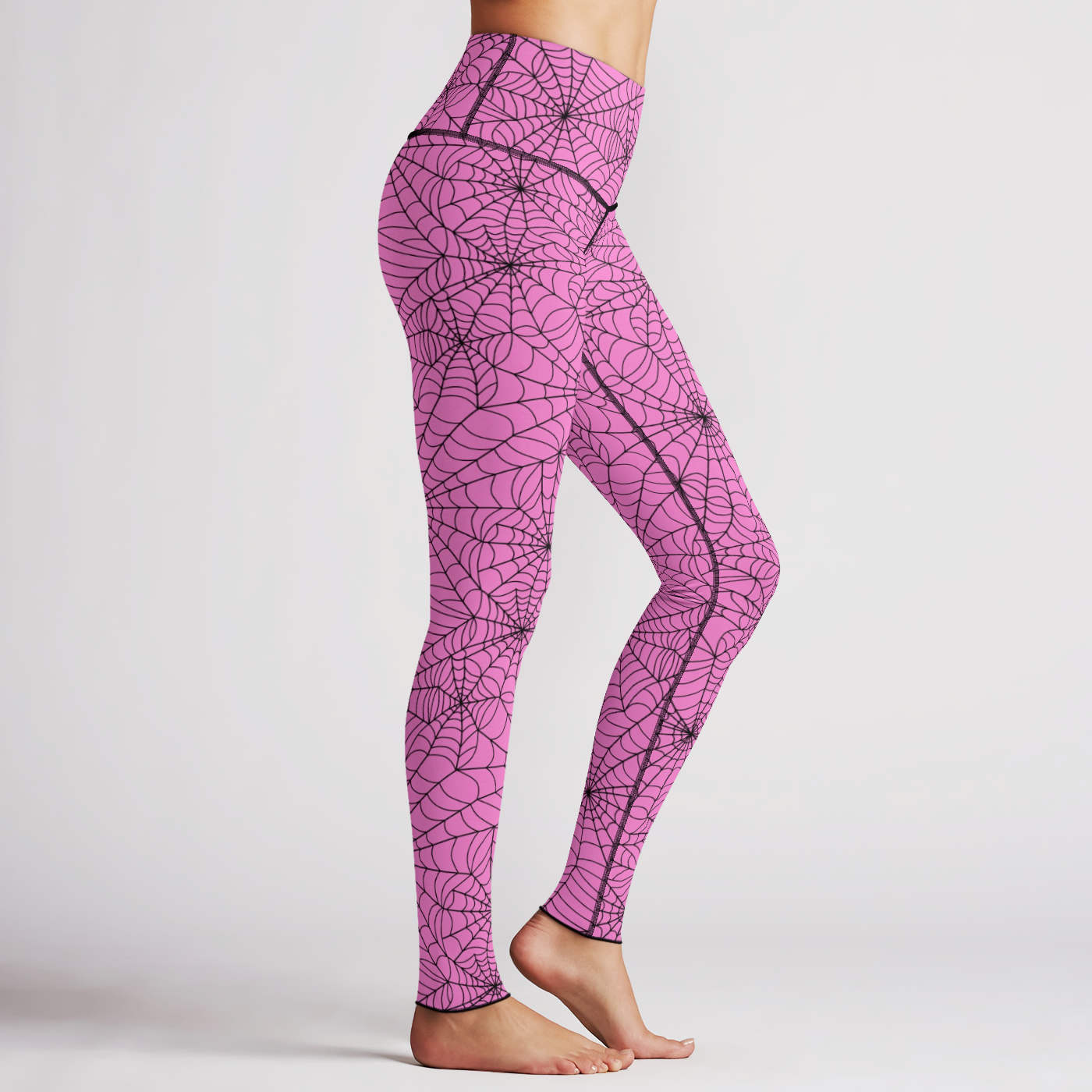 Pink Spooky Webs Legging