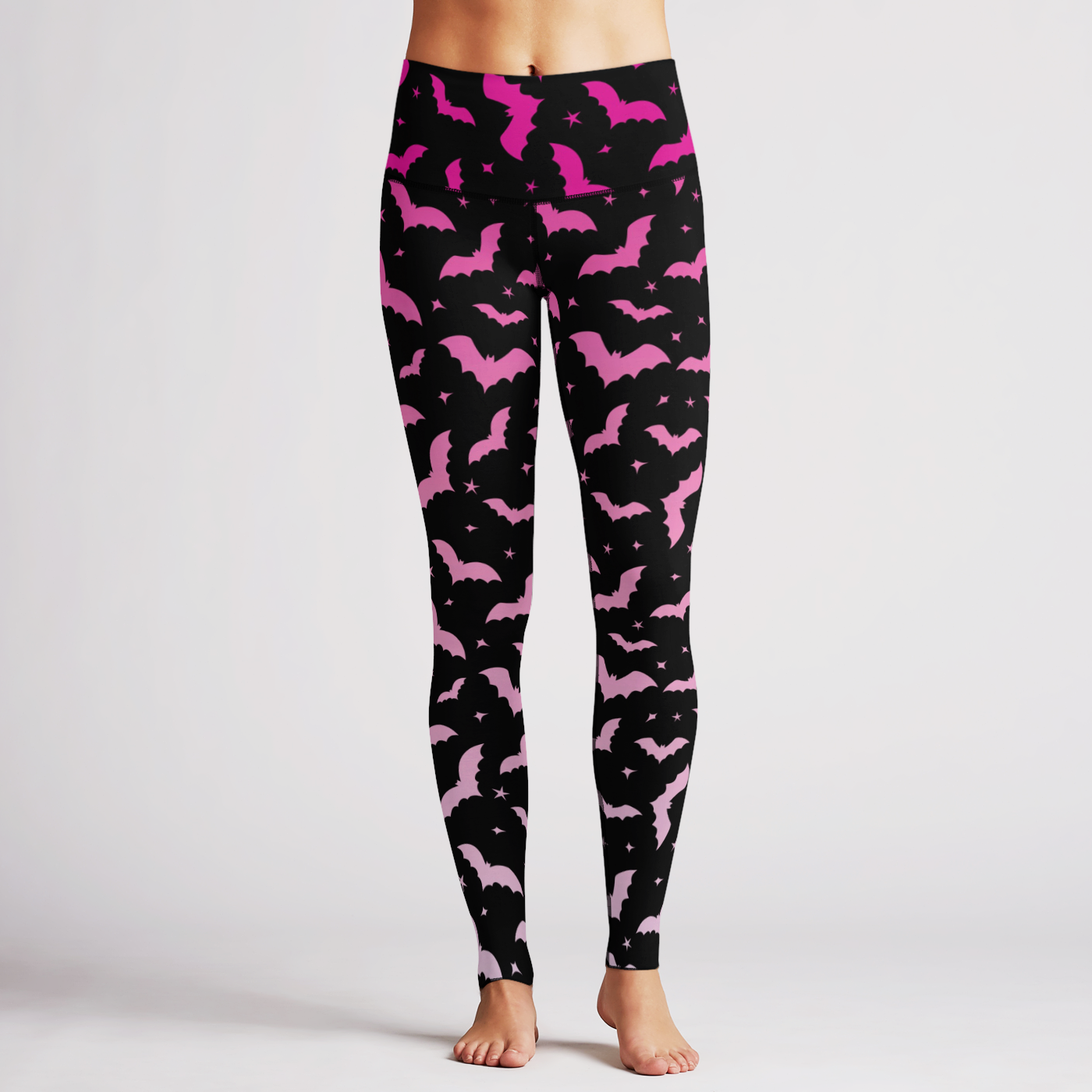 Pink Sunset Bats Legging